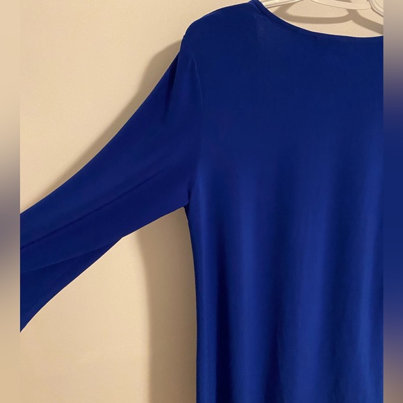Joseph Ribkoff Blue Tunic Relaxed fit Top - Picture 4 of 7